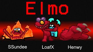 *NEW* SCARY ELMO Role in AMONG US (Spooky Mod)