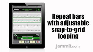 Jammit ipad iphone app Dimmu Borgir Video The Chosen Legacy "learn to play guitar" screenshot 5