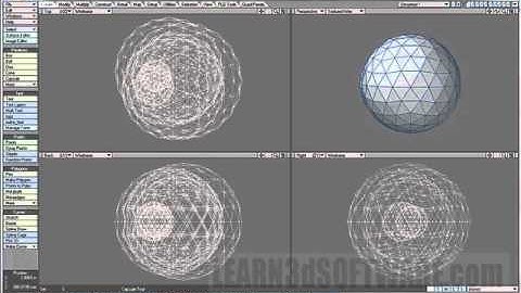 Lightwave Tutorial -013- Equal Lateral Triangle Tool