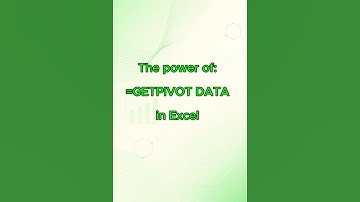 Use GETPIVOTDATA immediately!