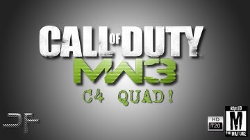 Call of Duty - Modern warfare 3 - C4 Quad! (HD)