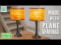 Plane Shaving Table Lamps - Scrapwood Challenge ep37