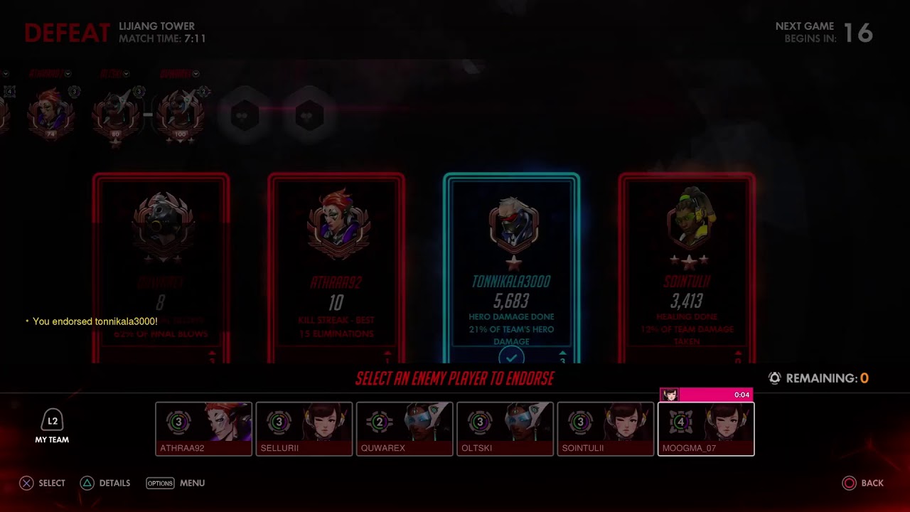 Overwatch - Competitive - (Season 18) - (PS4 Pro)