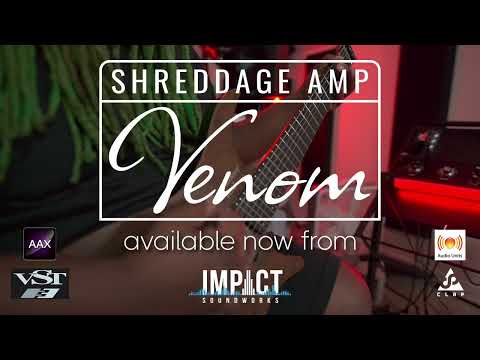 Shreddage Amp VENOM metal amp plugin featuring Tre Watson