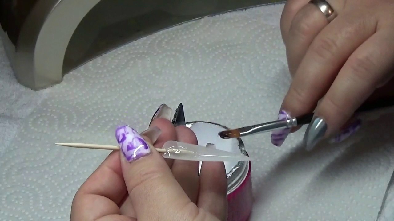 Clear Nail Art Tip Holder - wide 6