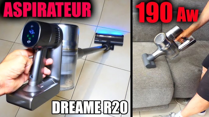 NEW DREAME R20 - Aspirateur Balai sans fil - Puissance 190AW - Autonom