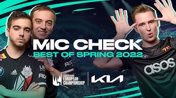 Best of Spring 2022 | Kia Mic Check | 2022 LEC Spring