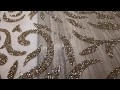 New style glitter fabric for lace dress/wedding dress
