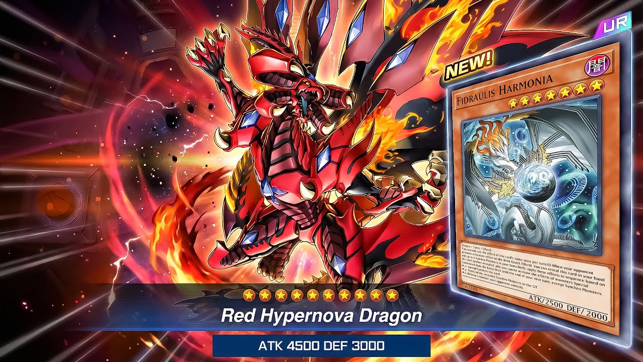 The New Hand Trap That Breaks Red Dragon Archfiend - Fidraulis Harmonia