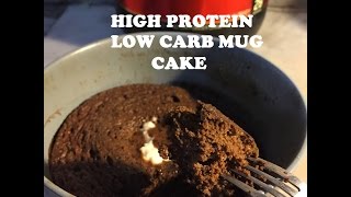 High Protein Low Carb Mug Cske | كيك سريع التحضير، عالي بالبروتين وقليل بالكربوهيدرات