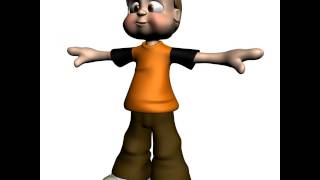 Cartoon Boy Rigged 3D model from CGTrader.com