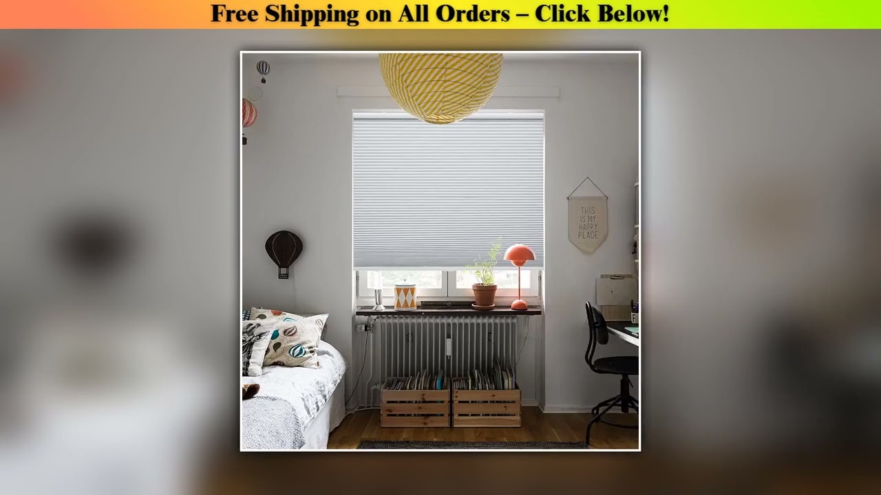 Persilux Blackout Cellular Blinds Honeycomb Shades Double Cells Cordless  Windows Shades Saving