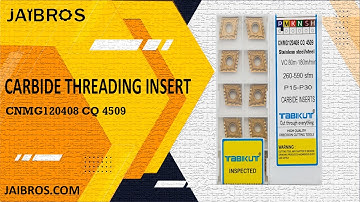 CNMG120408 CQ 4509 Chipbreaker Carbide Insert - Jaibros (CNC Machine Tools)