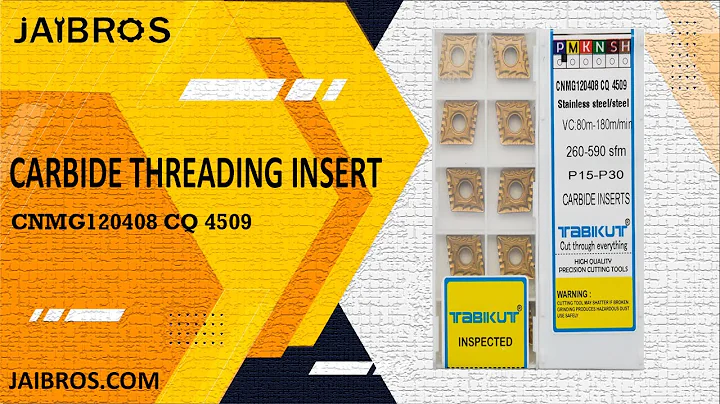 CNMG120408 CQ 4509 Chipbreaker Carbide Insert - Jaibros (CNC Machine Tools)