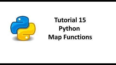 Tutorial 15- Map Functions using Python