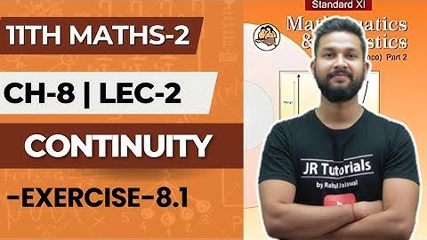 11th Maths 2 | Chapter 8 | Continuity | Exercise 8.1 | Lecture 2 | Maharashtra Board |