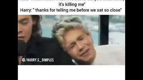 Niall Horan has flu so Harry just.. #harrystyles #niallhoran