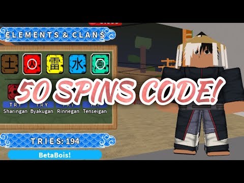 Beyond New Code 50 Spins - roblox naruto beyond codes 2019