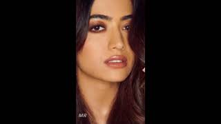 Rashmika Mandanna Beautiful Face Closeup Video Mr Creation