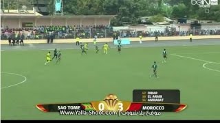 اهداف مباراة ساوتومي 0-3 المغرب