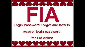 FIA Password Invalid Problem | FIA Password Reset Method | CNIC already registered error