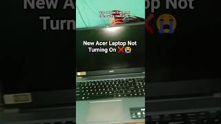 How Do I fix a laptop that won't turning on? | Acer Laptop| #acer #laptop #problem #shorts #viral