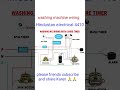 WASHING MACHINE WIRING DIAGRAM WASHING MACHINE MOTOR CONNECTION Semi Automatic Washing Machine Wirin