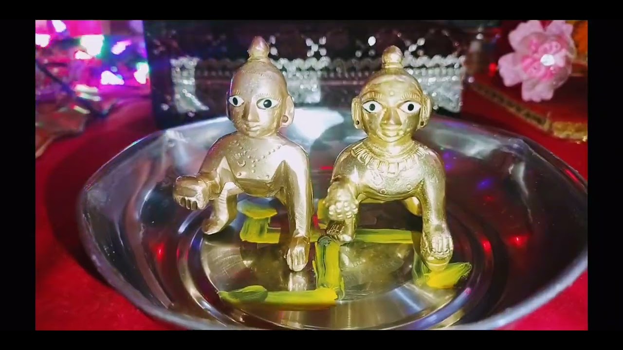 गुरुवार को लड्डू गोपाल की सेवा कैसे करें। Thursday morning routine of laddu gopalji #shyam #ytvedio 