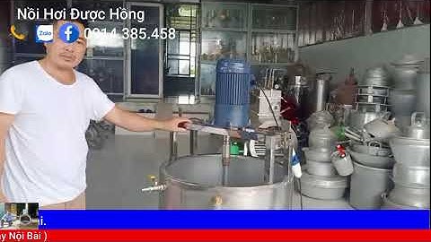 Nồi Cô Cao, Nồi Cô Thuốc Dược Liệu, Nồi Nấu Có Cánh Khuấy