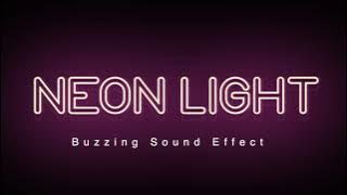 Neon Light Flickering II Buzzing Sound Effect