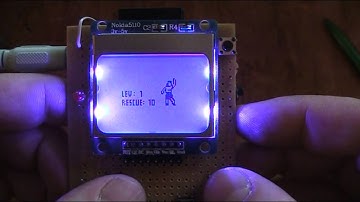 Operation Fox on the Gamebuino (Arduino) device & gameplay footage