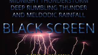 Thunder and Rain Sleep Sound 2 Hour Black Screen *MINIMAL DATA USAGE* screenshot 3