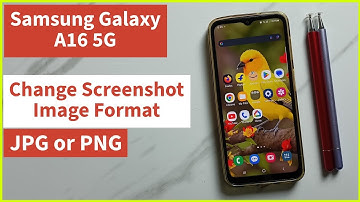 How to Change Screenshot Image Format to JPG or PNG on Samsung Galaxy A16 5G | Simple Steps