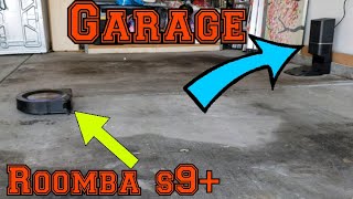 iRobot Roomba s9+ VS Extremely Dirty Garage!!! How much dirt did the Roomba pickup
