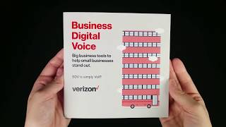 CARD Business Digital Voice by Verizon Brochure Card
