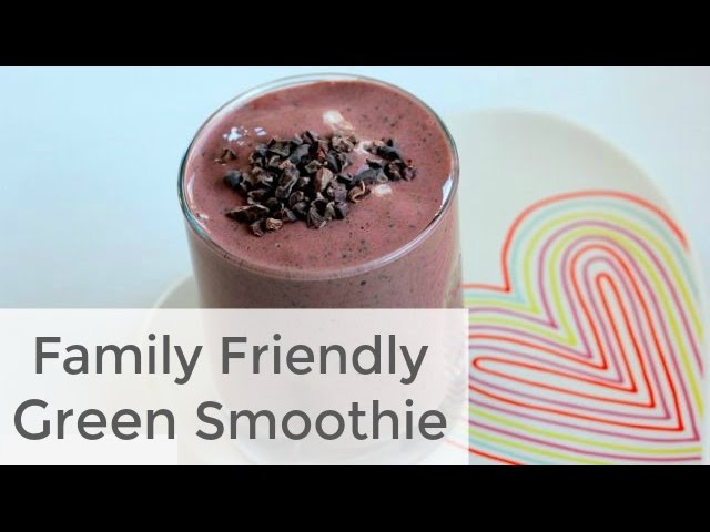 Kid Friendly Green Smoothie Recipe | FaceBook LIVE | Clean & Delicious