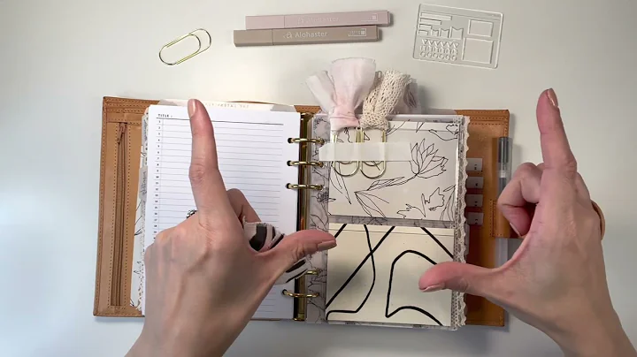 Gillio Personal Wide Undyed Planner Flip Through