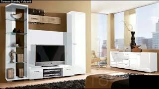 Black And White Living Room Furniture With Functional Tv Stand