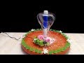 How to make beautiful Table Top Fountain used plastic pipe / DIY