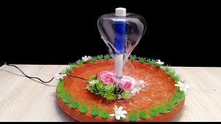 How to make beautiful Table Top Fountain used plastic pipe / DIY