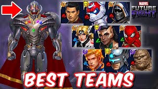 BEST TEAMS vs INFINITY ULTRON! destroy the robot lmao - Marvel Future Fight