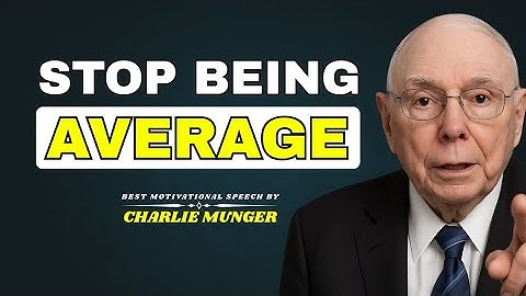 Why 99% of People Will Stay Average Forever | Charlie Munger Motivation 