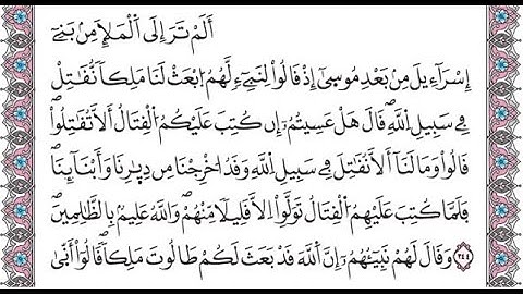 سورة البقرة الصفحة 40 مكررة لتسهيل الحفظ برواية ورش