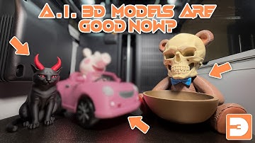 Zijn door kunstmatige intelligentie gegenereerde 3D-prints nu goed?