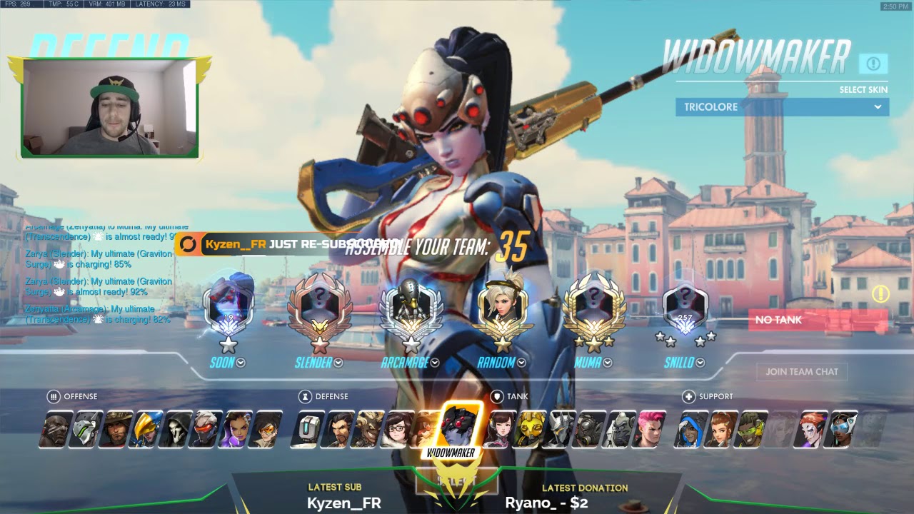 Overwatch SoOn Playing Widowmaker For Rank 1 Spot