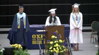 Laura Schimmel's 2014 Oxford Commencement