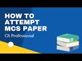 How to attempt MCS paper II CS Professional II Multidisciplinary Case Study (MCS)