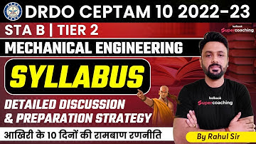 DRDO Tier 2 Preparation Strategy | DRDO CEPTAM 10 Mechanical | DRDO STA B Preparation Strategy