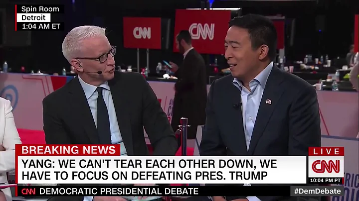 Andrew Yang and Anderson Cooper, Post Debate Interview (July 31, 2019)