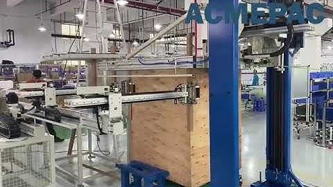 Horizontal Pallet Strapper with Edgeboard Applicator